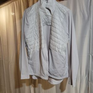 White Thin Nike Zip Up Jacket